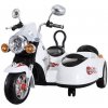 mamido Detská elektrická motorka Chopper s postranným vozíkom biela mamido Detská elektrická motorka Chopper s postranným vozíkom biela