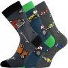 Boma Ponožky detské froté Sibír 08 ABS s obrázkami chlapčenské