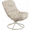 di volio záhradné kreslo otočné Melia béžové di volio záhradné kreslo otočné Melia béžové