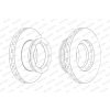 Brzdový kotúč FERODO (Federal-Mogul) FCR190A Brzdový kotúč FERODO (Federal-Mogul) FCR190A