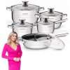 Konighoffer Súprava hrncov z nehrdzavejúcej ocele Soler, 10-dielna Konighoffer Súprava hrncov z nehrdzavejúcej ocele Soler, 10-dielna