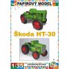 Papierový model - Traktor Škoda HT-30 Papierový model - Traktor Škoda HT-30