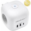 *Qoltec 52548 Napájecí kostka 6v1 | 3× AC zásuvky + 2× USB + 1× USB-C PD 20W | Bílá (Praktická napájecí kostka Qoltec 6v1 v elegantním bílém provedení je ideální volbou pro moderní domácnost i kancelá *Qoltec 52548 Napájecí kostka 6v1 | 3× AC zásuvky + 2× USB + 1× USB-C PD 20W | Bílá (Praktická napájecí kostka Qoltec 6v1 v elegantním bílém provedení je ideální volbou pro moderní domácnost i kancelá