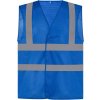 YOKO Hi Vis sieťovaná bezpečnostná vesta royal blue YOKO Hi Vis sieťovaná bezpečnostná vesta royal blue