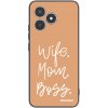 Picasee silikonový černý obal pro Realme C53 - Boss Mama Picasee silikonový černý obal pro Realme C53 - Boss Mama