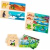Viga puzzle zvieracie domovy