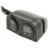 Voltmeter Power Line Surface + 2xUSB Voltmeter Power Line Surface + 2xUSB