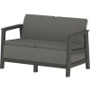 Scandi Linea 73 x 126 x 77,5 cm sivá
