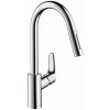 HANSGROHE FOCUS E drezová batéria s vyťahovacou sprchou, 2 prúdy, chróm HANSGROHE FOCUS E drezová batéria s vyťahovacou sprchou, 2 prúdy, chróm