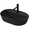 FODYM ČERNÁ keramické umývadlo na dosku 60 cm FODYM ČERNÁ keramické umývadlo na dosku 60 cm