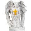 Dekorácia MagicHome, Anjel s krížom, LED, polyresin, na hrob, solar, 23,5x19,5x30,5 cm Dekorácia MagicHome, Anjel s krížom, LED, polyresin, na hrob, solar, 23,5x19,5x30,5 cm