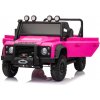Beneo Elektrické autíčko Land Rover Defender 110 SVX 12V, ružové, 4X4 pohon, LED svetlá, predné aj zadné odpruženie kolies, 2.4 GHz diaľkové ovládanie, USB/Aux Vstup, Bluetooth, Lítiová batéria, 4 X 2 Beneo Elektrické autíčko Land Rover Defender 110 SVX 12V, ružové, 4X4 pohon, LED svetlá, predné aj zadné odpruženie kolies, 2.4 GHz diaľkové ovládanie, USB/Aux Vstup, Bluetooth, Lítiová batéria, 4 X 2