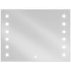 Mexen Ner, LED kúpeľňové zrkadlo s podsvietením 80x60 cm, 6000K, ochrana proti zahmlievaniu, 9809-080-060-611-00 Mexen Ner, LED kúpeľňové zrkadlo s podsvietením 80x60 cm, 6000K, ochrana proti zahmlievaniu, 9809-080-060-611-00