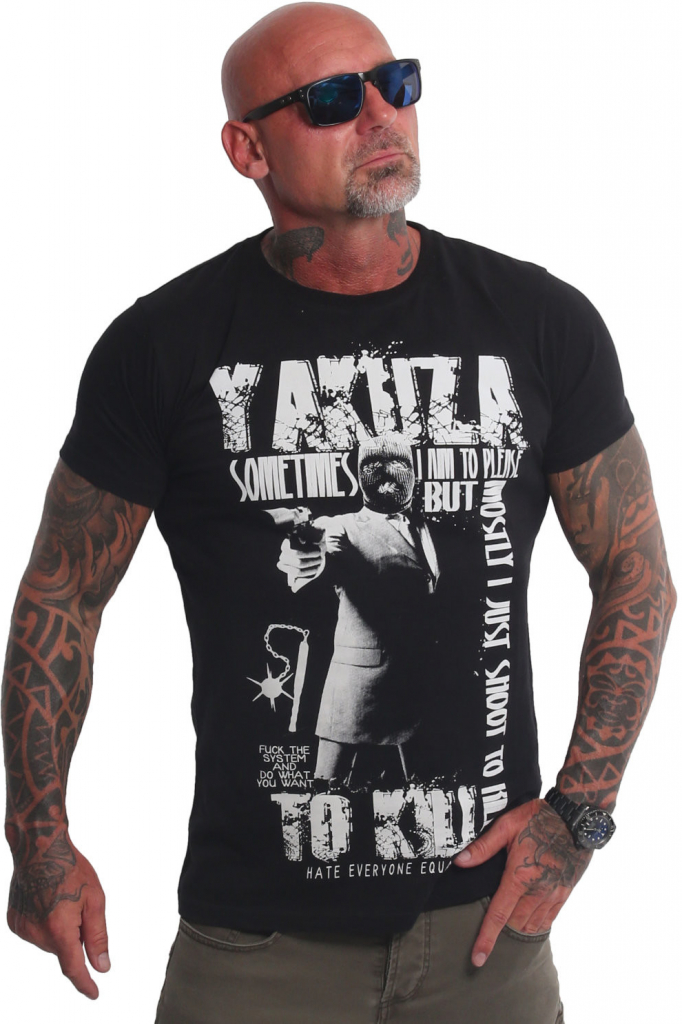 Yakuza tričko pánske Sometimes TSB 23039 čierne