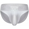 Slipy Sukrew Classic Brief White Shimmer biele pánske slipy