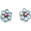 Náušnice s krištáľmi Swarovski Oliver Weber Flower Crystal AB Náušnice s krištáľmi Swarovski Oliver Weber Flower Crystal AB