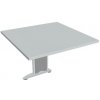 Doplnkový stôl Flex, 80x75,5x80 cm, sivý/kov Doplnkový stôl Flex, 80x75,5x80 cm, sivý/kov