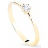Cutie Diamonds Minimalistický prsteň zo žltého zlata s diamantom DZ8011-00-X-1 50 mm Cutie Diamonds Minimalistický prsteň zo žltého zlata s diamantom DZ8011-00-X-1 50 mm
