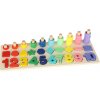 IKO Montessori triedič čísel 3v1 13x36cm IKO Montessori triedič čísel 3v1 13x36cm