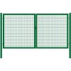 EKOfence Brána 2kr. OPTIM ZnPVC 3600x1800mm, zelená 16408