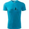 EKG detektor - Pánske tričko Fantasy športové - 3XL ( Svetlý tyrkys ) EKG detektor - Pánske tričko Fantasy športové - 3XL ( Svetlý tyrkys )
