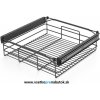 Výsuvný drôtený kôš na prádlo - výška 150 mm (antracit) Výsuvný drôtený kôš na prádlo - výška 150 mm (antracit)