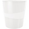 Leitz WOW Waste Bin Polystyrene White Leitz WOW Waste Bin Polystyrene White