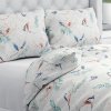 Biante Bavlnené posteľné obliečky Sandra SA-471 Lastovičky s motýlikmi na svetlo sivom ornamente Predĺžené 140x220 a 70x90 cm Biante Bavlnené posteľné obliečky Sandra SA-471 Lastovičky s motýlikmi na svetlo sivom ornamente Predĺžené 140x220 a 70x90 cm