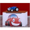 Detská komoda na hračky - auto teak Detská komoda na hračky - auto teak