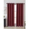 MKLozkoviny.sk Blackout závesy Elias vínová - 140 × 250 cm (2 ks) - krúžky MKLozkoviny.sk Blackout závesy Elias vínová - 140 × 250 cm (2 ks) - krúžky