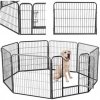 Malatec 9041 Kovová ohrádka pre psíkov a šteniatka 8dielna 80 x 80 cm Malatec 9041 Kovová ohrádka pre psíkov a šteniatka 8dielna 80 x 80 cm