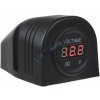 Digitálny voltmeter 6-30V červený s panelom Digitálny voltmeter 6-30V červený s panelom
