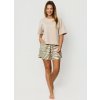 Dámske krátke pyžamo Mefemi Selene P172 XXL béžová Dámske krátke pyžamo Mefemi Selene P172 XXL béžová