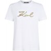 Karl Lagerfeld Tričká s krátkym rukávom SIGNATURE SEQUINS T SHIRT Biela