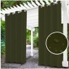 Mondo Italia Záhradný záves do altánku na krúžkoch MIG18 khaki Zelená 155x260 cm Mondo Italia Záhradný záves do altánku na krúžkoch MIG18 khaki Zelená 155x260 cm