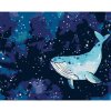 Diamondi Diamantové maľovanie - VEĽRYBA PLÁVA PO NOČNEJ OBLOHE Rámovanie: vypnuté plátno na rám, Rozmer: 40x50 cm Diamondi Diamantové maľovanie - VEĽRYBA PLÁVA PO NOČNEJ OBLOHE Rámovanie: vypnuté plátno na rám, Rozmer: 40x50 cm