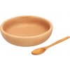 ČistéDrevo Miska 20 cm + lyžica 21 cm súprava ČistéDrevo Miska 20 cm + lyžica 21 cm súprava