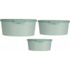 Excellent Houseware Kulaté plastové nádoby na potraviny 3 kusy různých velikostí Excellent Houseware Kulaté plastové nádoby na potraviny 3 kusy různých velikostí