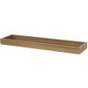 Autronic P-011 OAK Polička nástenná so zvýšenými okrajmi, MDF, dekor prírodný dub, balenie fólia Autronic P-011 OAK Polička nástenná so zvýšenými okrajmi, MDF, dekor prírodný dub, balenie fólia