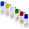 Canpol Babies Fľaša Dekor 120ml sklo, silikónový cumlík okrúhly 3m+, Canpol Babies Fľaša Dekor 120ml sklo, silikónový cumlík okrúhly 3m+,