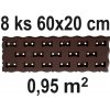 Prosperplast PAD IKRT1 60 x 20 x 2,5 cm hnedá 1 ks Prosperplast PAD IKRT1 60 x 20 x 2,5 cm hnedá 1 ks