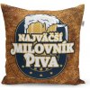Sablio Vankúš Najväčší milovník piva: 40x40 cm Sablio Vankúš Najväčší milovník piva: 40x40 cm