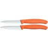 Victorinox Sada kuchynských nožov na zeleninu SWISS CLASSIC 8 cm 2 ks oranžová 6.7699.2C1