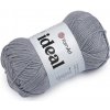 Bavlnená pletacia priadza Ideal 50 g - 1 ks 16 (244) šedá svetlá Bavlnená pletacia priadza Ideal 50 g - 1 ks 16 (244) šedá svetlá