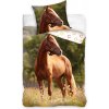TipTrade Obliečka Bavlnená Kôň Ryzák zvieratá zelená, hnedá TipTrade Obliečka Bavlnená Kôň Ryzák zvieratá zelená, hnedá
