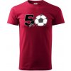 Futbal okrúhle narodeniny 50 - Klasické pánske tričko vyššej gramáže - XS ( Marlboro červená ) Futbal okrúhle narodeniny 50 - Klasické pánske tričko vyššej gramáže - XS ( Marlboro červená )
