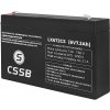 Akumulátor Cssb 6 V 7,2 Ah Akumulátor Cssb 6 V 7,2 Ah