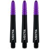 Winmau Násadky Vecta - medium - black purple Winmau Násadky Vecta - medium - black purple