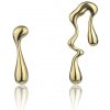 Marc Malone Asymetrické pozlátené náušnice Averie Gold Earrings MCE24018G Marc Malone Asymetrické pozlátené náušnice Averie Gold Earrings MCE24018G
