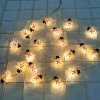 Vianočná 20 LED girlanda Snehuliaci 2m Vianočná 20 LED girlanda Snehuliaci 2m